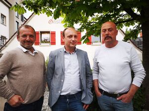 Die Gemeinderäte von links: Sahin Gündogdu, Pascal Friedrich, Rainer Marquart